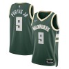Män Milwaukee Bucks Tröja Bobby Portis JR 9 Nike 2022-23 Icon Edition Grön Swingman